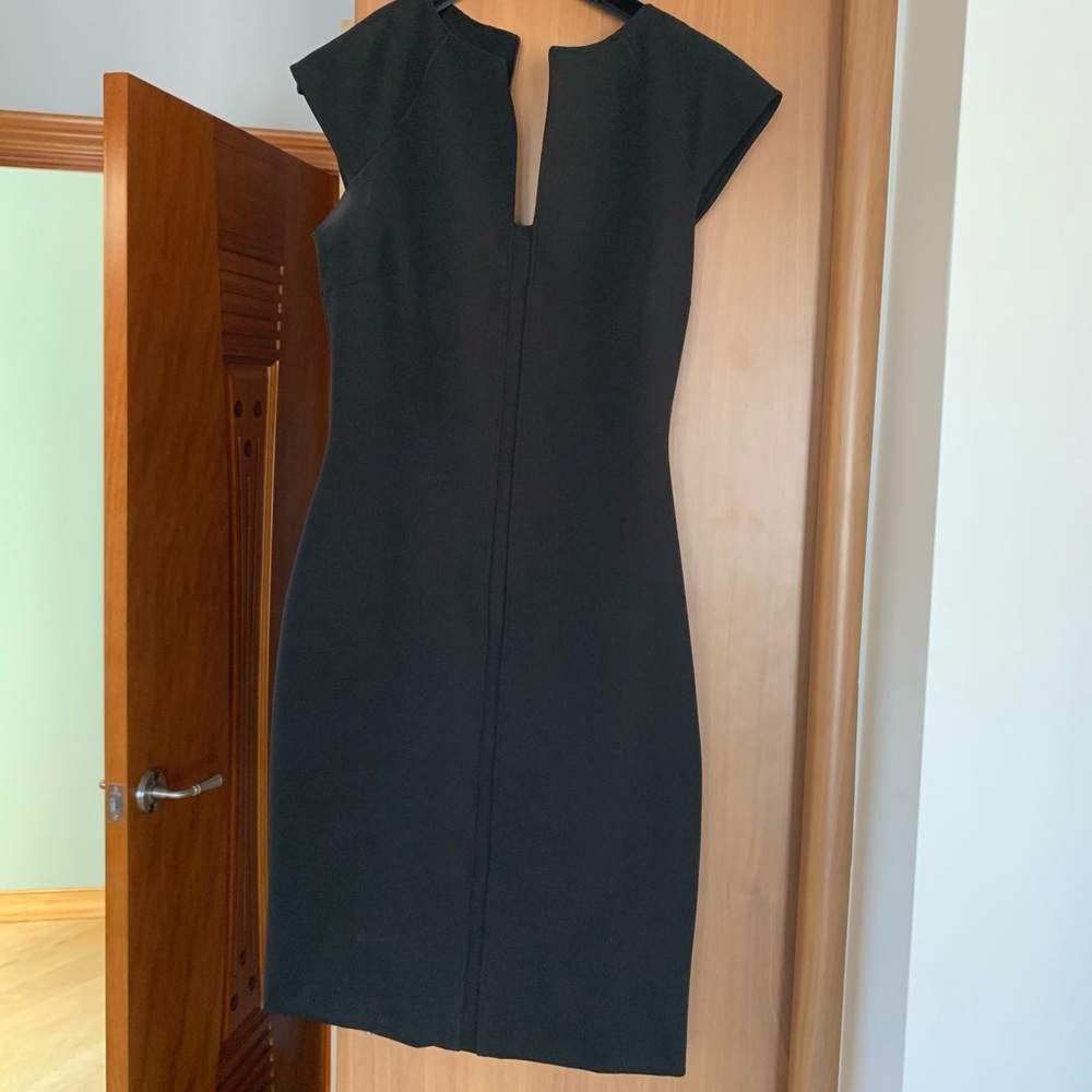 Black mini dress